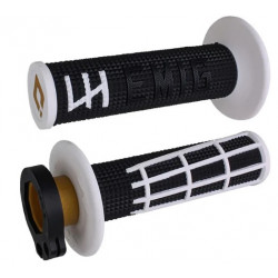 Мотокрос ръкохватки ODI EMIG 2.0 Lock-On BLK/WHT