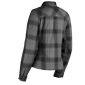 Дамска мото риза ICON Fallblock Flannel Black thumb