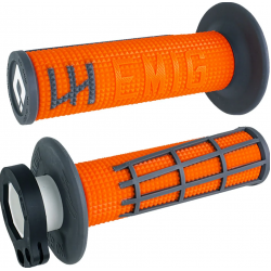 Мотокрос ръкохватки ODI EMIG 2.0 Lock-On ORANGE/GRAPHITE