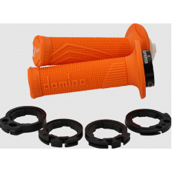 Ръкохватки DOMINO GRIPS DOMINO D100 LockOn Orange Ръкохватки DOMINO GRIPS DOMINO D100 LockOn Orange