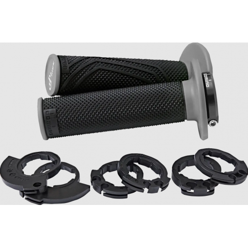 Ръкохватки DOMINO D200 LOCK ON GRIPS BLACK/GRAY Ръкохватки DOMINO D200 LOCK ON GRIPS BLACK/GRAY
