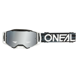 Мотокрос очила O'NEAL B-33 ICTUS BLACK/WHITE - SILVER MIRROR