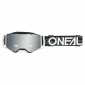 Мотокрос очила O'NEAL B-33 ICTUS BLACK/WHITE - SILVER MIRROR thumb