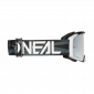 Мотокрос очила O'NEAL B-33 ICTUS BLACK/WHITE - SILVER MIRROR thumb