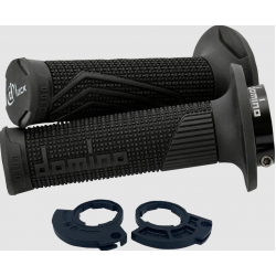 Ръкохватки DOMINO D100 LOCK ON GRIPS 1 CABLE BLACK