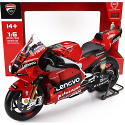 Мотоциклет играчка Ducati Desmosedici GP22 Team Lenovo Francesco Bagnaia 2022 Мотоциклет играчка Ducati Desmosedici GP22 Team Lenovo Francesco Bagnaia 2022