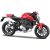 Мотоциклет играчка Ducati Monster Red/Grey 2021