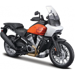 Мотоциклет играчка Harley Davidson Pan America 1250 White/Orange/Black 2021 Мотоциклет играчка Harley Davidson Pan America 1250 White/Orange/Black 2021