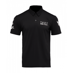 Мото тениска THOR POLO CORPO BLACK 