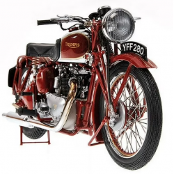 Мотоциклет играчка TRIUMPH SPEED TWIN 1939 Мотоциклет играчка TRIUMPH SPEED TWIN 1939