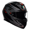 КАСКА  AGV K3 E2206 - SYTH BLACK/RED