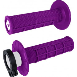 Мотокрос ръкохватки ODI V2 Waffle PURPLE Lock-On