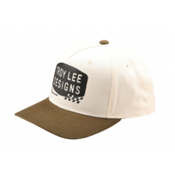 Шапка TROY LEE DESIGNS Curved Snapback Stamp - WHITE/BROWN