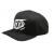 Шапка TROY LEE DESIGNS Curved Snapback Stamp - BLACK thumb