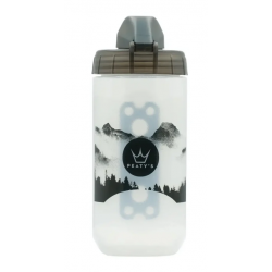 Бутилка за вода Peaty's x Fidlock Lockin Bottle Mountains Clear 450ml
