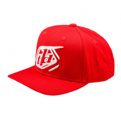 Шапка TROY LEE DESIGNS Curved Snapback Stamp - RED