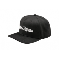 Шапка TROY LEE DESIGNS Curved Snapback Signature - BLACK
