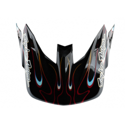 Козирка за каска TROY LEE DESIGNS SE5 Carbon Torched - Black/Rouge