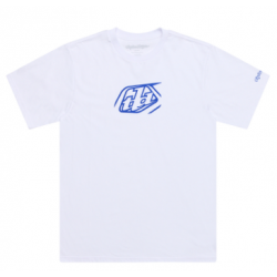Тениска TROY LEE DESIGNS Badge - White Тениска TROY LEE DESIGNS Badge - White