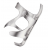 Вело стойка за бутилка LEZYNE CNC CAGE AL - HI POLISH SILVER thumb