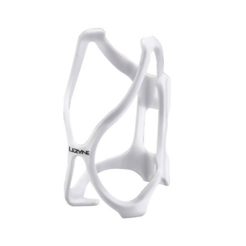 Вело стойка за бутилка LEZYNE FLOW CAGE White Bottle Cage Вело стойка за бутилка LEZYNE FLOW CAGE White Bottle Cage