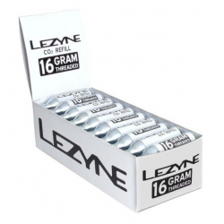 Патрони CO2 LEZYNE 16G CO2 CARTRIDGE Silver Box 30pcs
