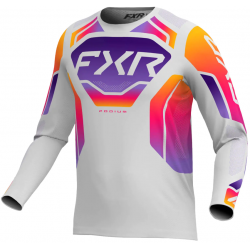 Мотокрос блуза FXR PODIUM RELAY MX26 GREY/PURPLE TANG