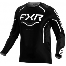 Мотокрос блуза FXR PODIUM RELAY MX26 BLACK/WHITE