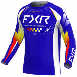 Мотокрос блуза FXR CLUTCH PRO MX26 ROYAL/YELLOW/RED