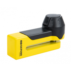 OXFORD Титан дискова ключалка ø10 мм - жълта