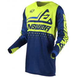 Мото тениска ANSWER ELITE DISCORD MIDNIGHT/HYPER ACID Мото тениска ANSWER ELITE DISCORD MIDNIGHT/HYPER ACID