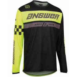 Мото тениска ANSWER ARKON OCTANE HYPER ACID/BLACK Мото тениска ANSWER ARKON OCTANE HYPER ACID/BLACK