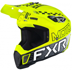 Mотокрос каска FXR CLUTCH RACE DIV MX26 BLACK/NEON YELLOW