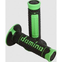 Ръкохватки DOMINO GRIPS DIAMONTE DC Black/Green Ръкохватки DOMINO GRIPS DIAMONTE DC Black/Green