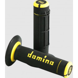 Ръкохватки DOMINO GRIPS DUALLY 1/2 WAF Black/Yellow Ръкохватки DOMINO GRIPS DUALLY 1/2 WAF Black/Yellow
