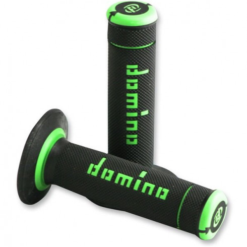 Ръкохватки DOMINO A190 Off-Road X-treme Black/Green Ръкохватки DOMINO A190 Off-Road X-treme Black/Green