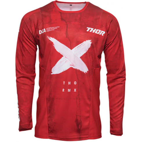 Мотокрос джърси THOR PULSE HZRD RED/WHITE Мотокрос джърси THOR PULSE HZRD RED/WHITE