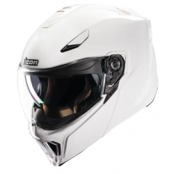 Отваряема каска ICON Threshold™ Solid Modular WHITE GLOSS