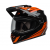 Адвенчър каска BELL MX-9 Mips - Alpine Gloss Black/Orange thumb