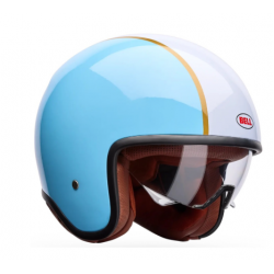 Мото каска BELL TX501 - Rally Blue/White