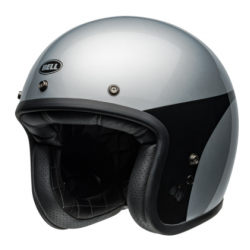 Мото каска BELL Custom 500 - Chassis Gloss Silver Black