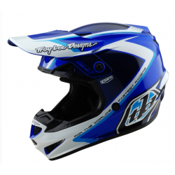 Детска мотокрос каска TROY LEE DESIGNS GP Shutter - Blue/White