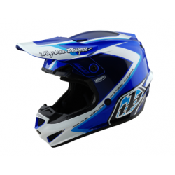 Мотокрос каска TROY LEE DESIGNS GP Shutter - Blue/White