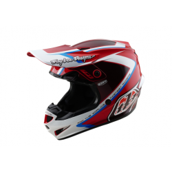 Мотокрос каска TROY LEE DESIGNS GP Shutter - Red/White