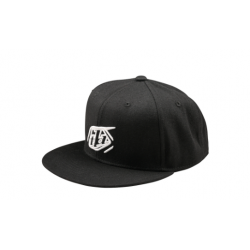 Шапка TROY LEE DESIGNS Flat Bill Snapback Badge - BLACK