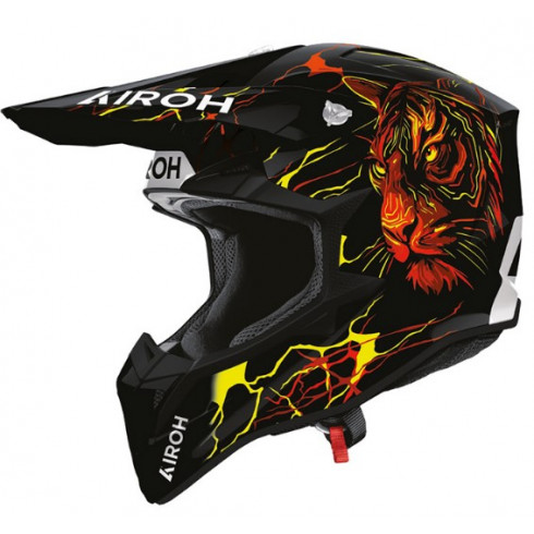 Мотокрос каска AIROH WRAAAP TYGER GLOSS Мотокрос каска AIROH WRAAAP TYGER GLOSS