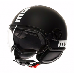 Скутер каска AGV MOMODESIGN FGTR CLASSIC MATT BLACK / WHITE