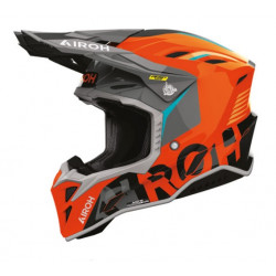 Каска AIROH AVIATOR FACTORY BLAME ORANGE GLOSS