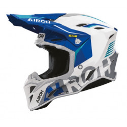 Каска AIROH AVIATOR FACTORY BLAME BLUE GLOSS