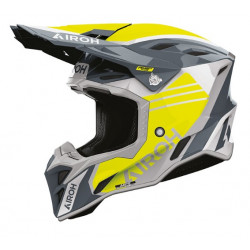 Каска AIROH AVIATOR FACTORY ATLAN GREY/YW GLOSS